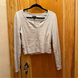 Wild Fable Baby Blue Crop Top